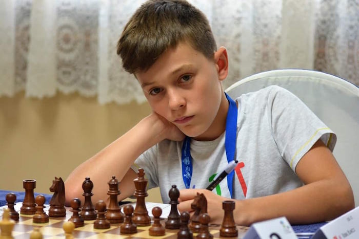 El joven ajedrecista Heriberto Rubial