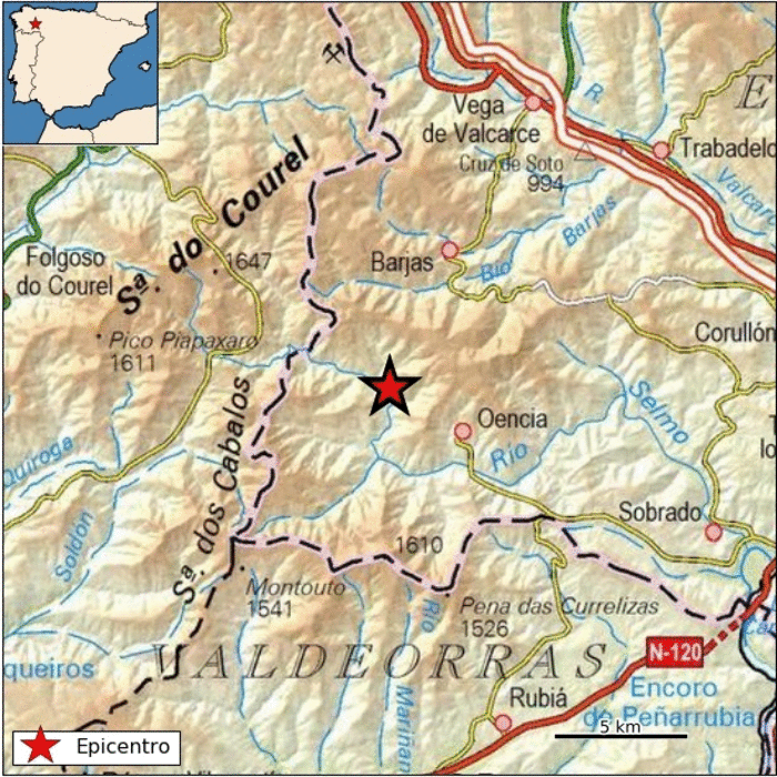 Localización del terremoto / IGN