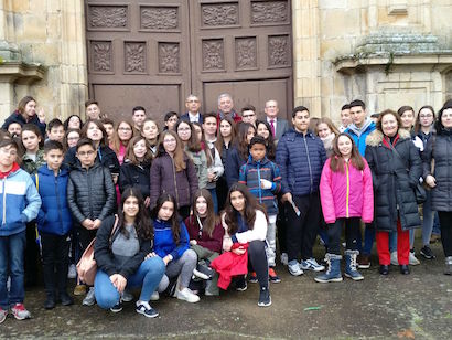 Alumnos do Bierzo que participaron no encontro de Vilafranca / Xunta de Galicia